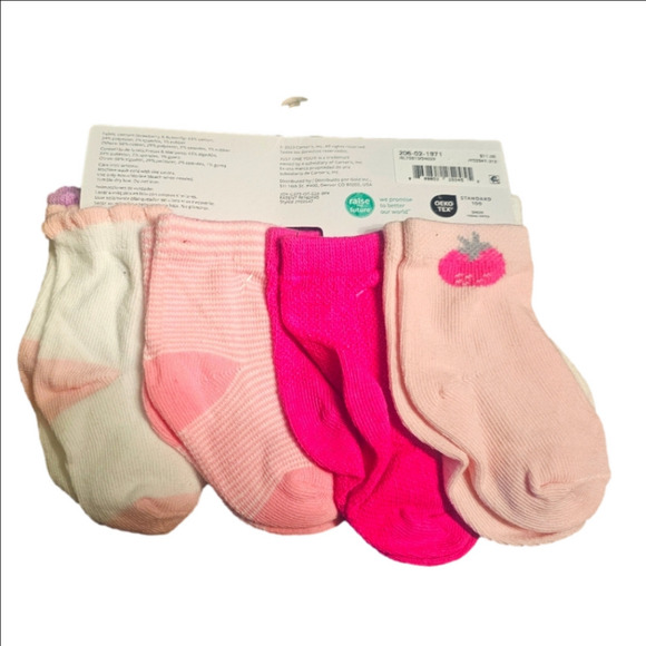 CARTER'S baby socks. Size 3-12mnths. NWT! - Picture 2 of 3